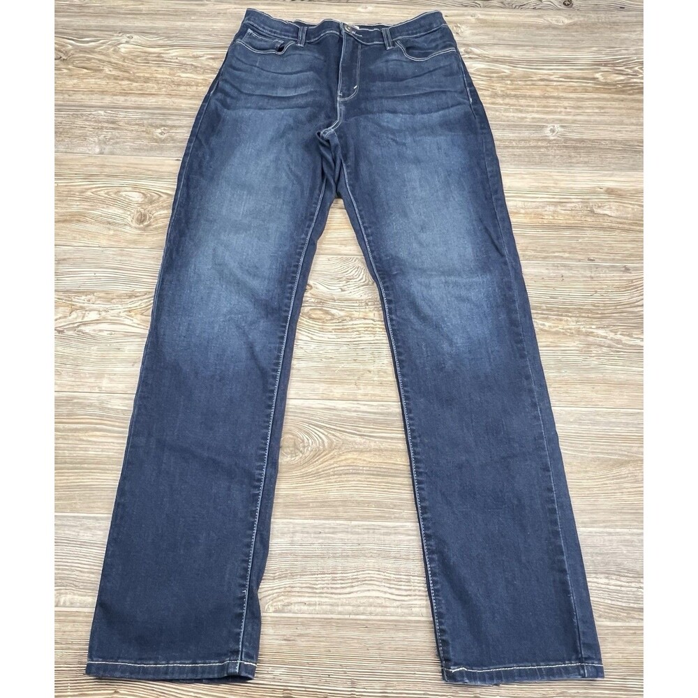 Levis 512 Jeans 12M Womens Perfectly Slimming Skinny Stretch Blue Denim